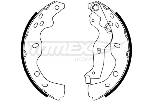 TOMEX Brakes Bremsbackensatz